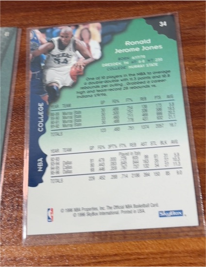 1994 SkyBox NBA Hoops #34 Ronald Jerome Jones — front