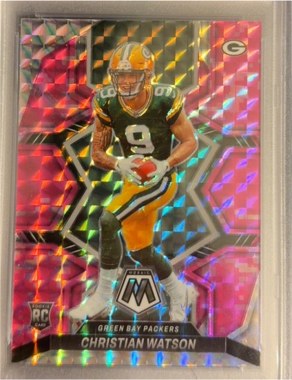 2022 Panini Mosaic #327 Christian Watson — front