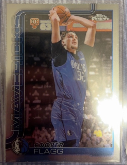 2025 Topps Chrome #251 Cooper Flagg — front