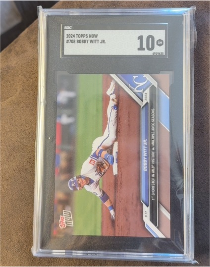 2024 Topps Now #708 Bobby Witt Jr. — front