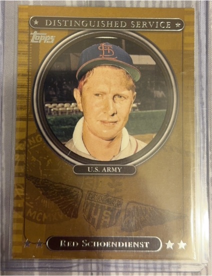 2007 Topps Distinguished Service #DS24 Red Schoendienst — front