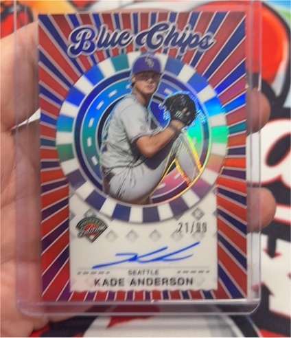 2025 Panini Prospect Edition Blue Chips #BCS-KA Kade Anderson — front