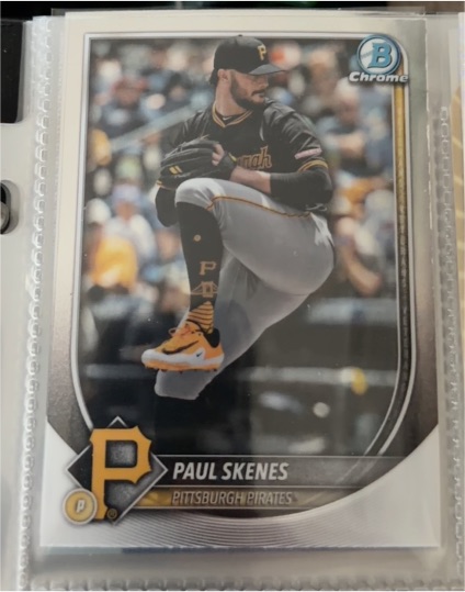 2025 Bowman Chrome #30 Paul Skenes — front