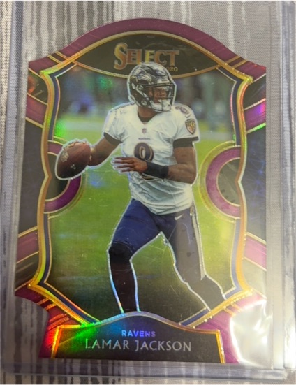2020 Panini Select #3 Lamar Jackson — front