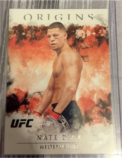 2021 Panini Chronicles Origins UFC #37 Nate Diaz — front