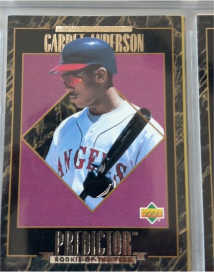 1995 Upper Deck #H35 Garret Anderson Predictor Award — front