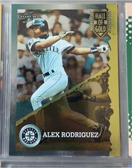 1995 Score Hall of Gold #HG41 Alex Rodriguez — front