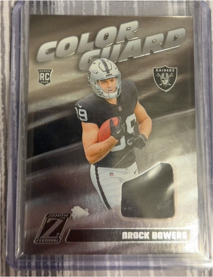2024 Panini Zenith #CG7 Brock Bowers Color Guard — front