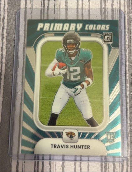 2025 Panini Donruss Optic Primary Colors #3 Travis Hunter — front