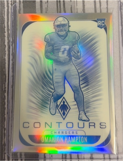 2025 Panini Phoenix #18 Omarion Hampton Contours Rookie — front