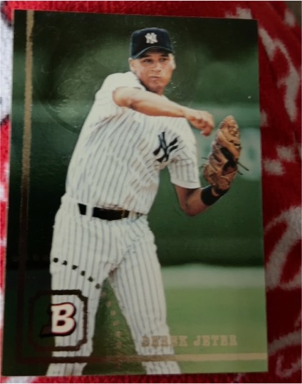 1994 Bowman Foil #376 Derek Jeter — front