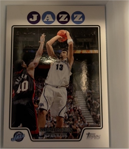 2008-09 Topps #161 Mehmet Okur — front