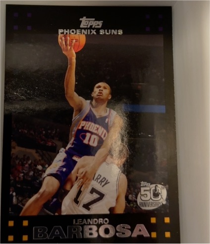 2007-08 Topps #54 Leandro Barbosa — front