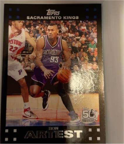 2007-08 Topps #93 Ron Artest — front