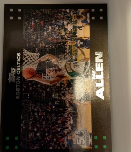 2007-08 Topps #9 Ray Allen — front