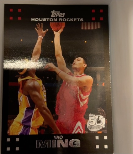 2007 Topps 50th Anniversary #11 Yao Ming Houston Rockets — front