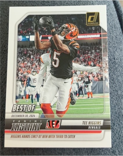 2024 Panini Donruss Best of Instant #INS-THS Tee Higgins — front