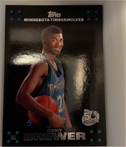 2007-08 Topps #117 Corey Brewer — front