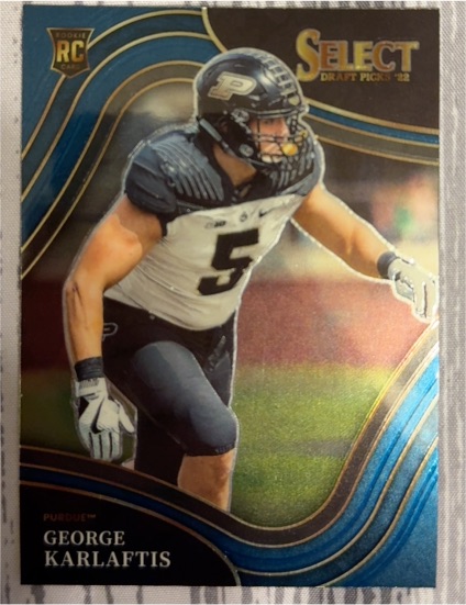 2022 Panini Select Draft Picks #123 George Karlaftis — front