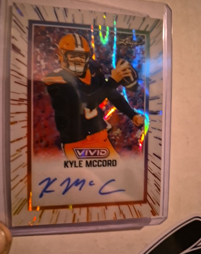 2025 Leaf Vivid #BA-KM1 Kyle McCord — front