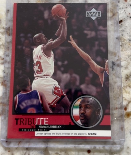 1998-99 Upper Deck Tribute to Michael Jordan #13 Michael Jordan — front