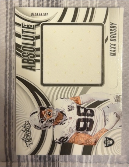2025 Panini Absolute #AJ-MCY Maxx Crosby — front