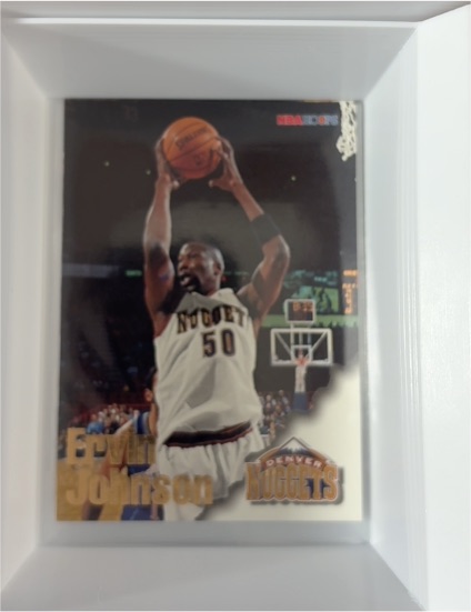 1996-97 NBA Hoops SkyBox #208 Ervin Johnson — front