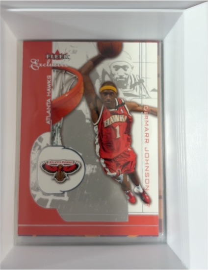 2001-02 Fleer Exclusive #94 DerMarr Johnson — front