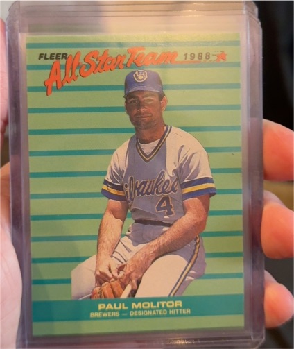1988 Fleer All-Star Team #12 Paul Molitor — front