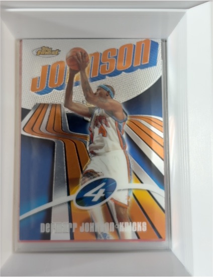 2003-04 Topps Finest #100 Joe Johnson — front