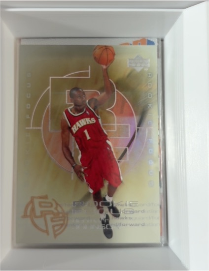 2000-01 Upper Deck Game Jersey Edition Rookie Focus #RF6 DerMarr Johnson — front