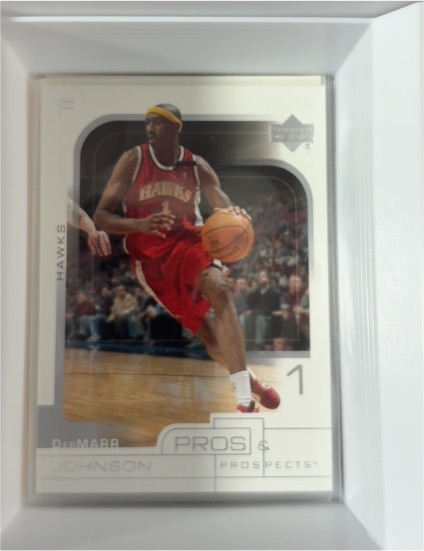 2001-02 Upper Deck Pros and Prospects #3 DerMarr Johnson — front