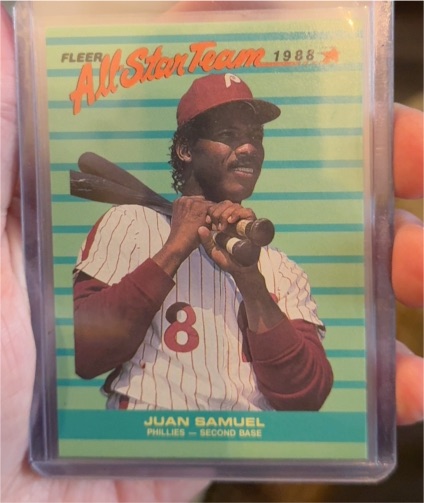 1988 Fleer All-Star Team #10 Juan Samuel — front