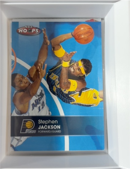 2004-05 Hoops #51 Stephen Jackson — front