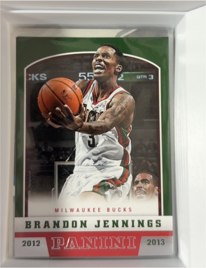 2012-13 Panini #23 Brandon Jennings — front