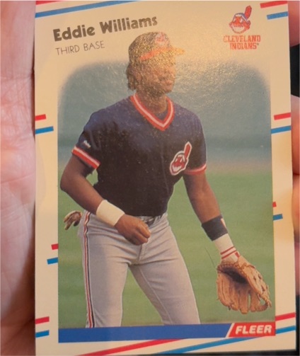 1988 Fleer #620 Eddie Williams — front
