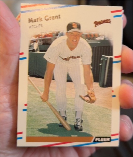 1988 Fleer #584 Mark Grant — front
