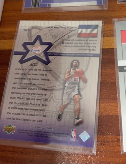 2001-02 Upper Deck Star Imports #SI13 Marko Jaric — front