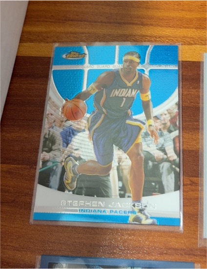 2006 Topps Finest #90 Stephen Jackson — front
