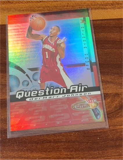 2000-01 Fleer Futures Question Air #9QA DerMarr Johnson — front