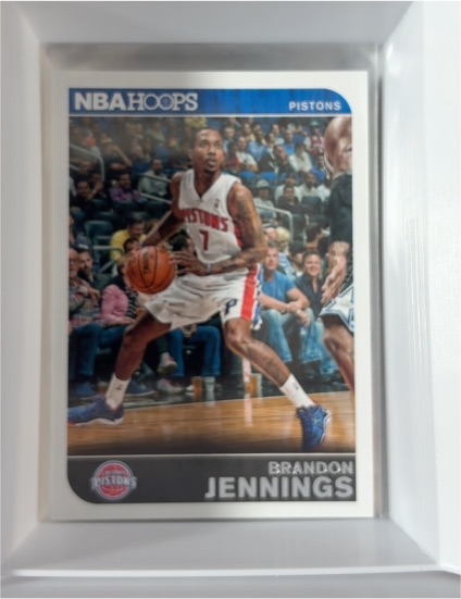 2014-15 Panini NBA Hoops #87 Brandon Jennings — front
