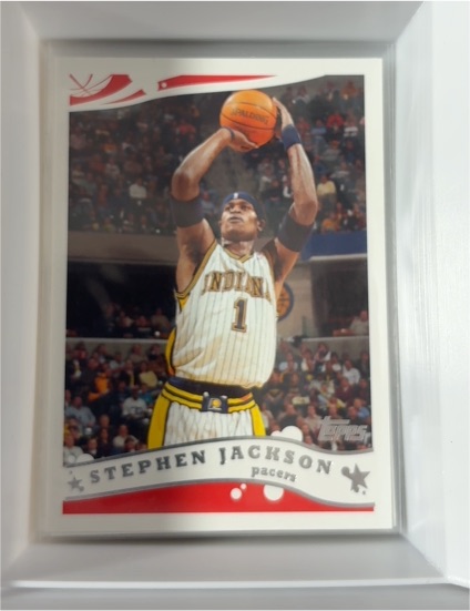 2005 Topps #66 Stephen Jackson — front