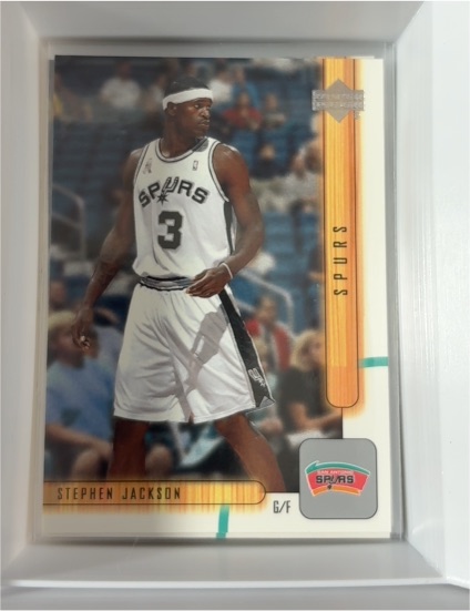 2001-02 Upper Deck #375 Stephen Jackson — front