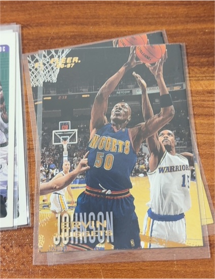 1996-97 Fleer #177 Ervin Johnson Denver Nuggets — front