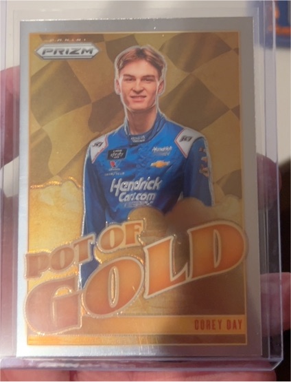 2025 Panini Prizm NASCAR #25 Corey Day Pot of Gold — front