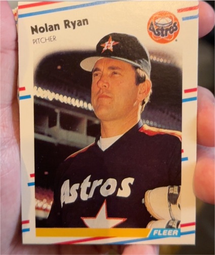 1988 Fleer #455 Nolan Ryan — front