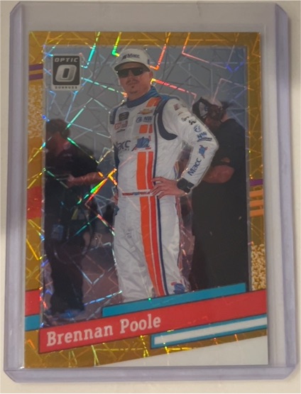 2024 Panini Donruss Optic #147 Brennan Poole Retro 1991 Orange Velocity — front