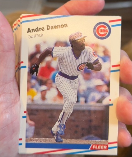 1988 Fleer #415 Andre Dawson — front