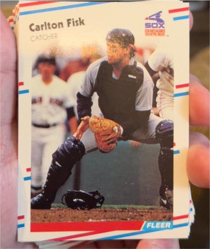1988 Fleer #397 Carlton Fisk — front