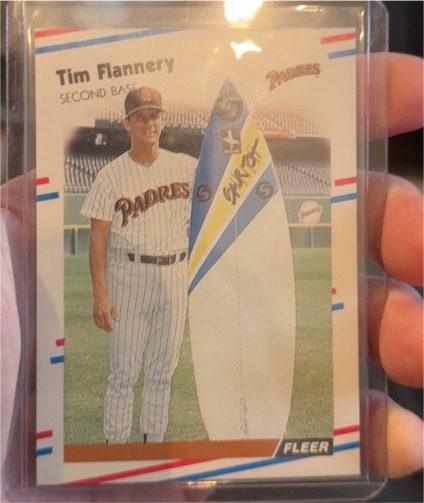 1988 Fleer #582 Tim Flannery — front